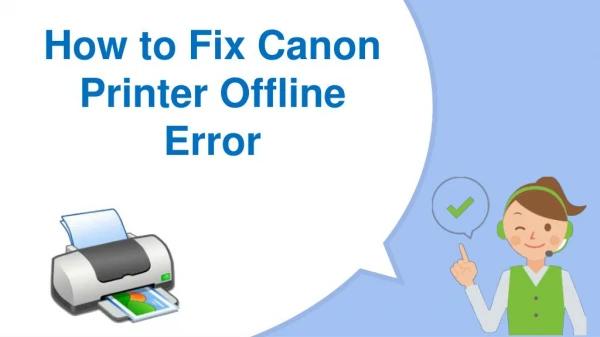 How to Setup Canon Printer Offline to Online