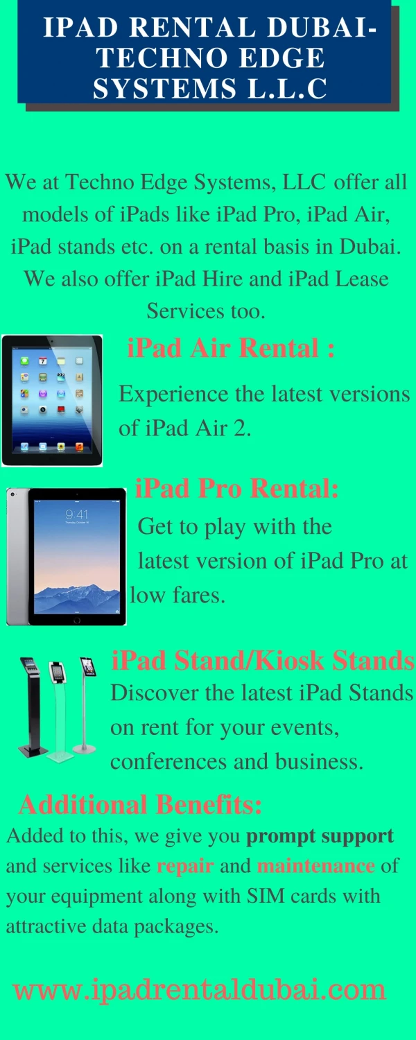 iPad Rental Dubai | iPad Hire | iPad Lease Dubai - Rent iPads for Events