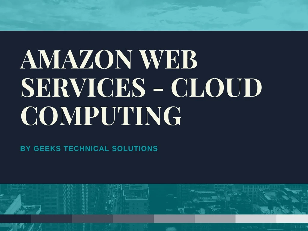 amazon web services cloud computing