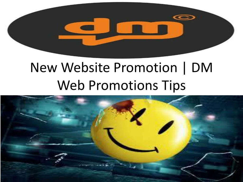 new website promotion dm web promotions tips