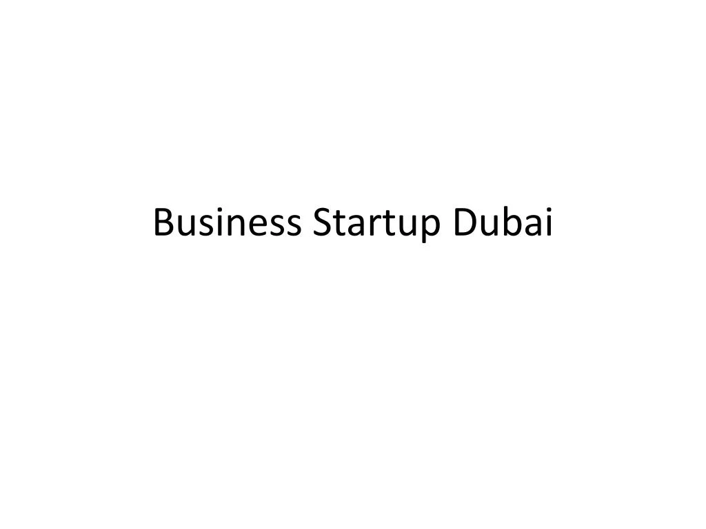 business startup dubai