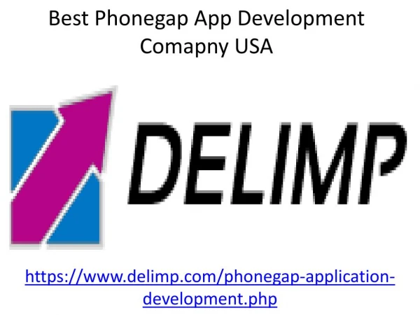 Best Phonegap App Development Comapny USA