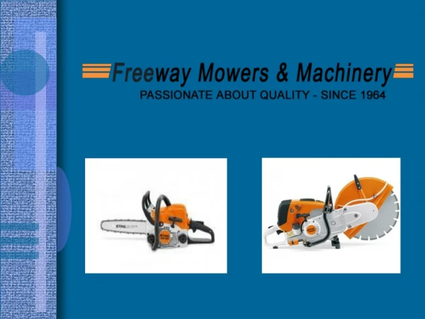 Find freeways mowers on Chainsaws Hoppers Crossing