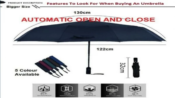 Features To Look For When Buying An Umbrella