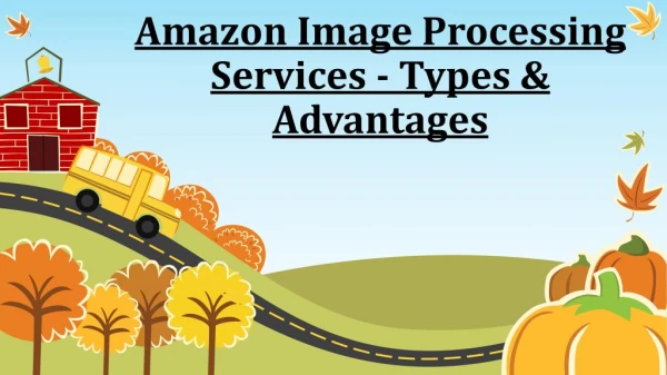 Types & Advantages of Amazon Image Processing Services