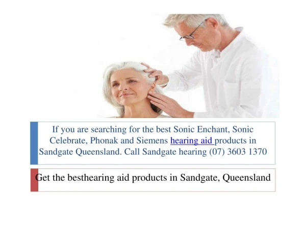 Get the besthearing aid products in Sandgate, Queensland