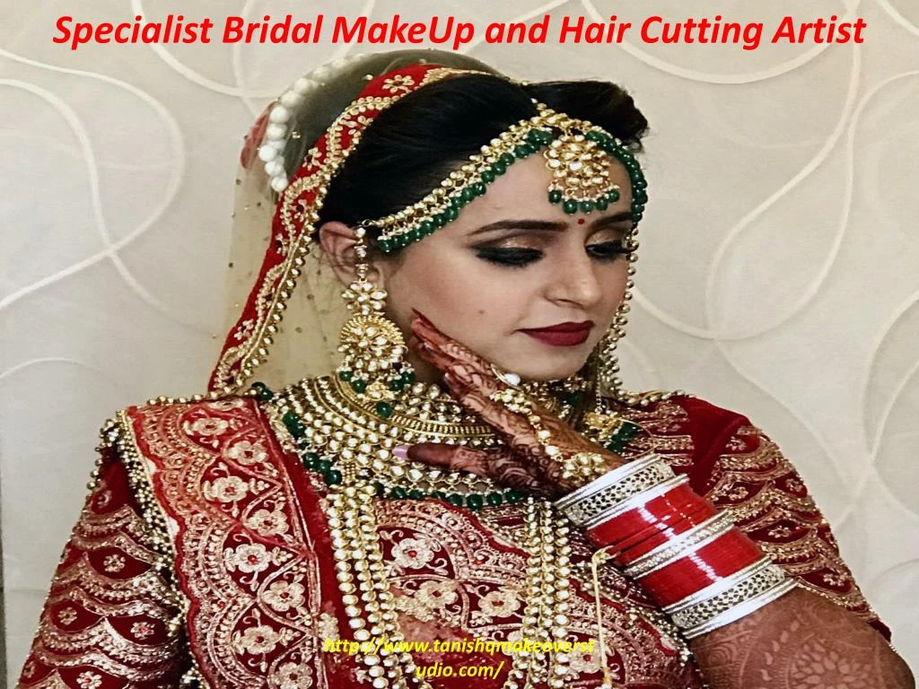 specialist bridal makeup and hair cutting artist