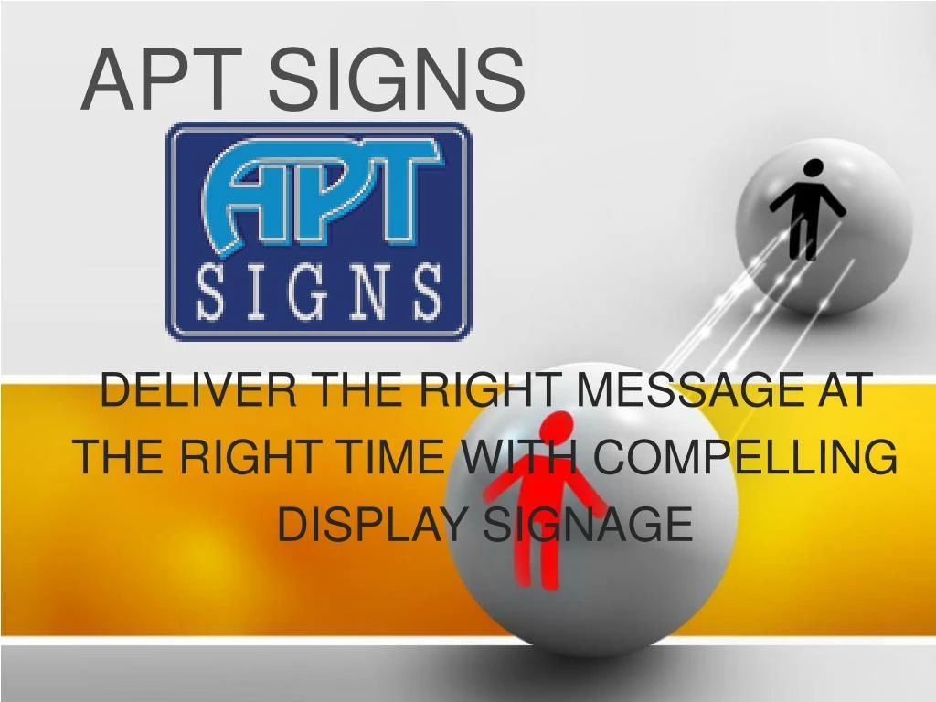 apt signs