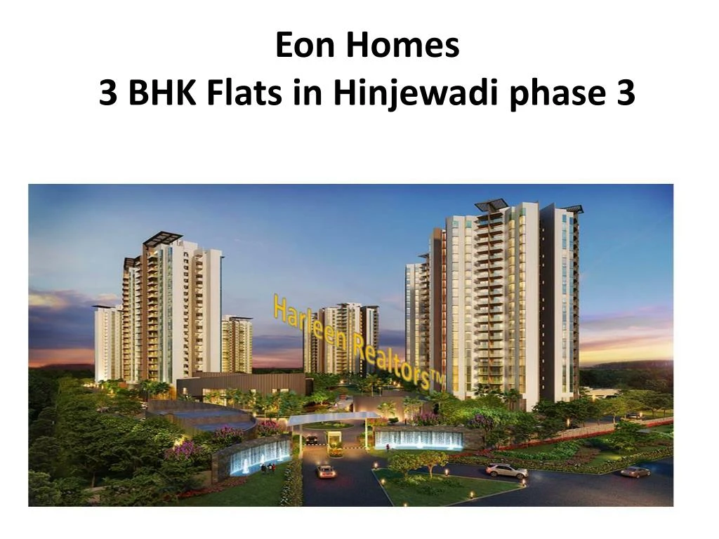 eon homes 3 bhk flats in hinjewadi phase 3