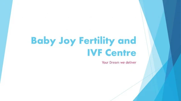 Baby Joy fertility ad IVF Centre