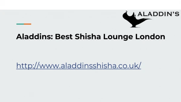 Aladdins Shisha lounge