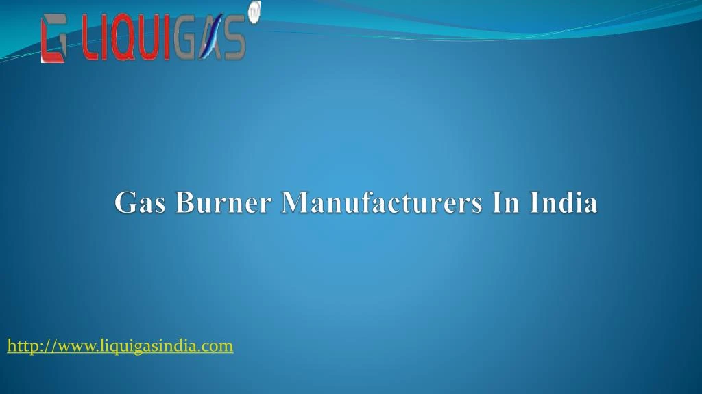 gas burner manufacturers in india