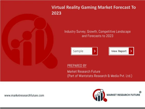 Virtual Reality Gaming Market