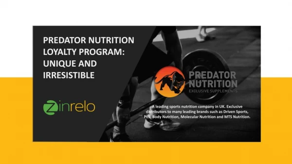 Predator Nutrition Loyalty Program: Unique And Irresistible – Infographic