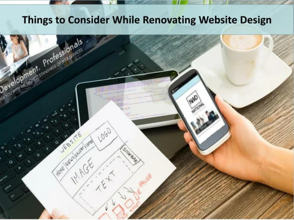 Things to Consider While Renovating Website Design