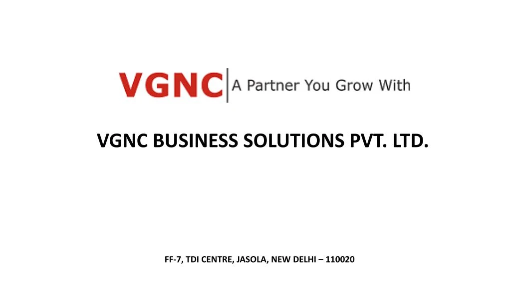 vgnc business solutions pvt ltd