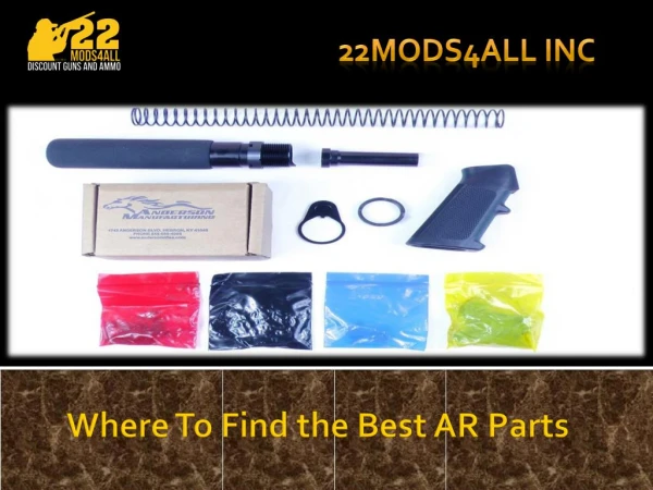 Where To Find the Best AR Parts