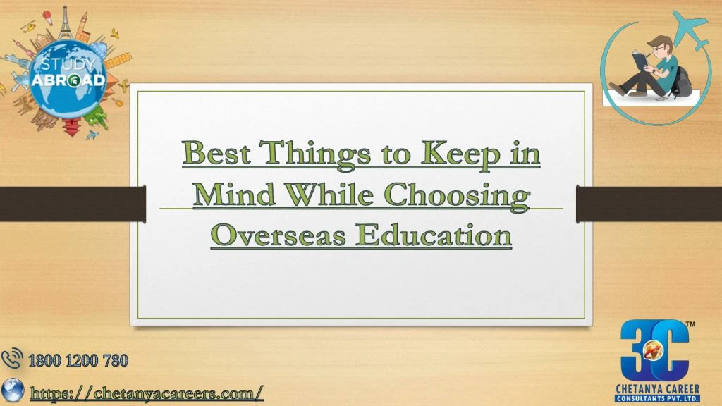 best things to keep in mind while choosing overseas education