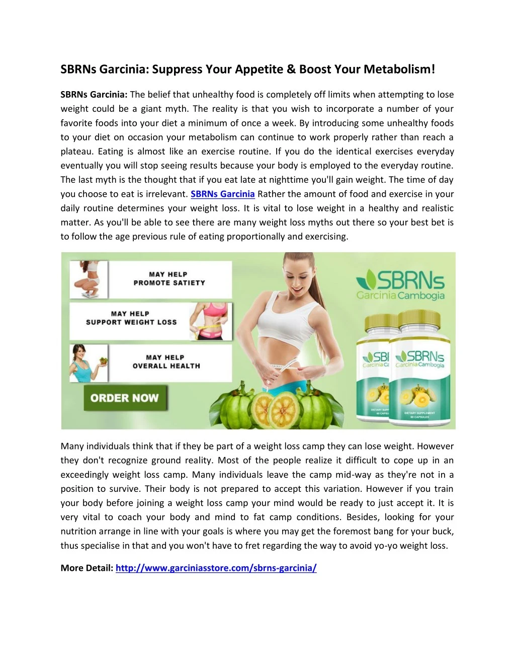 sbrns garcinia suppress your appetite boost your