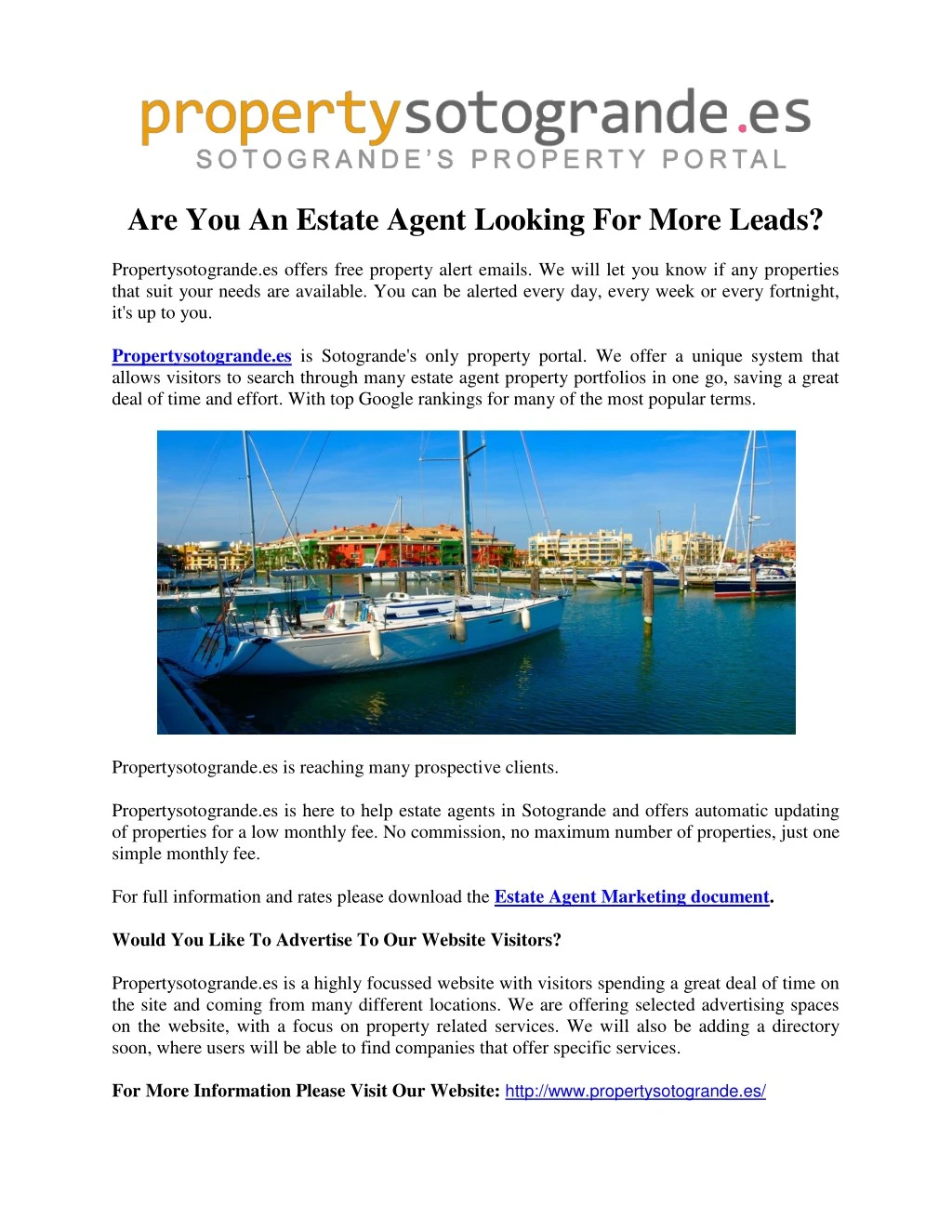 are you an estate agent looking for more leads