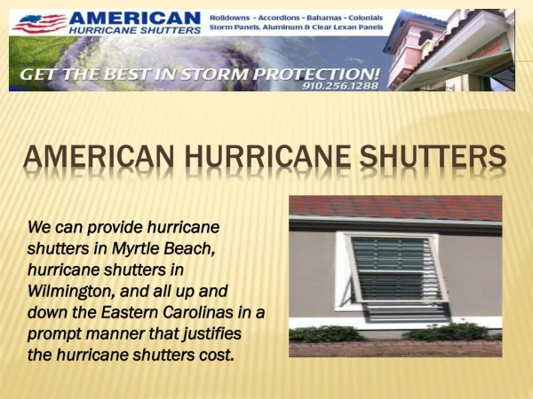 American Hurricane Shutters , Inc.
