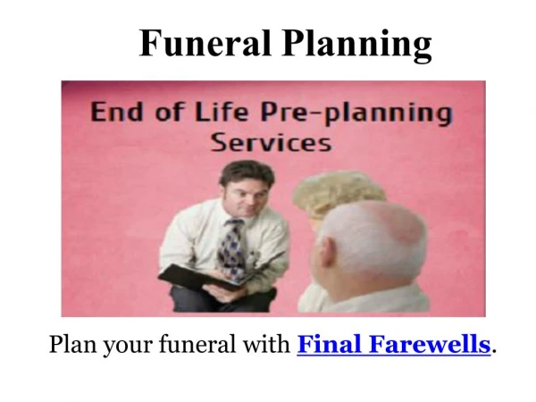 Funeral Planning Website