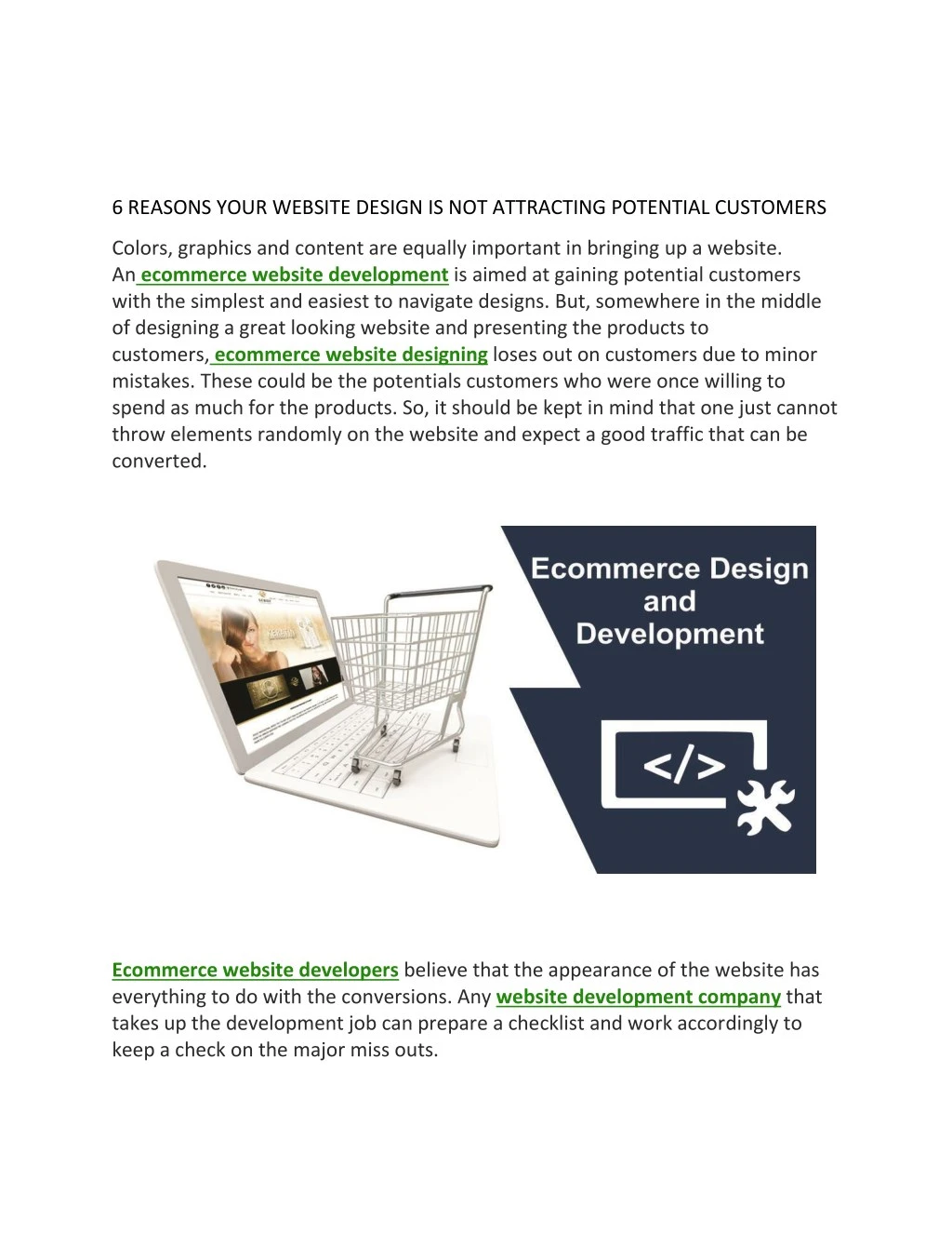 6 reasons your website design is not attracting