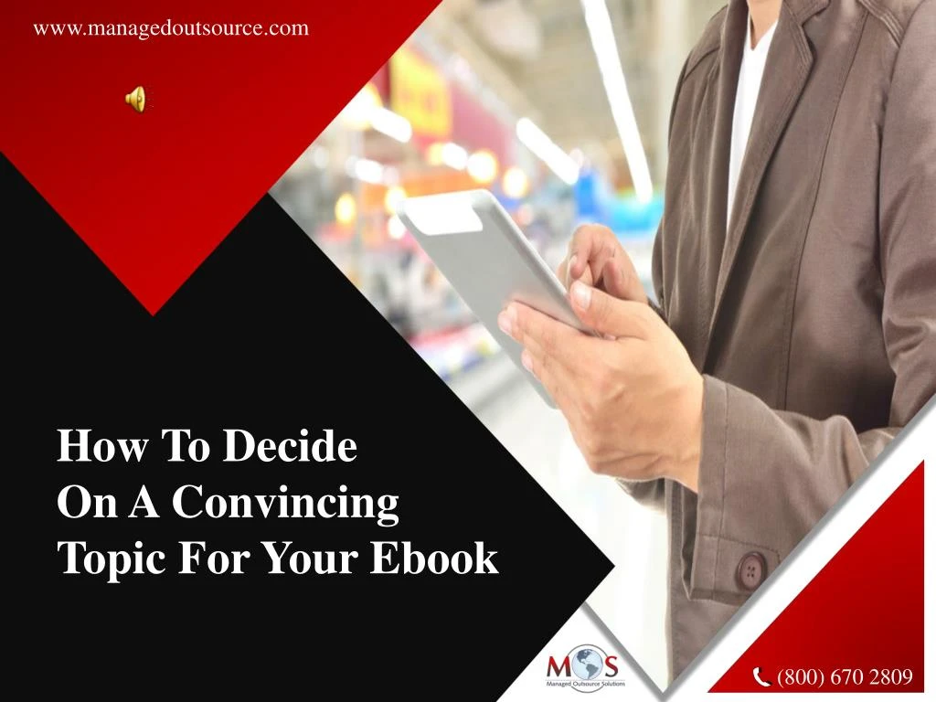 how to decide on a convincing topic for your ebook