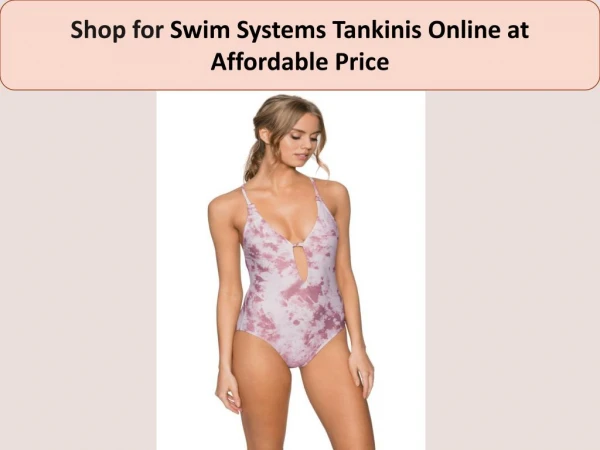 Get Exotic Collection of Best One Piece Swimsuits at Swimsale.com.