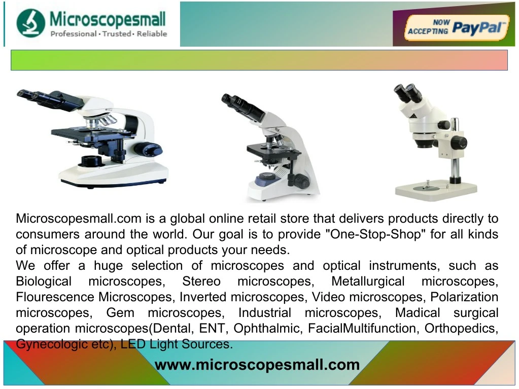microscopesmall com is a global online retail