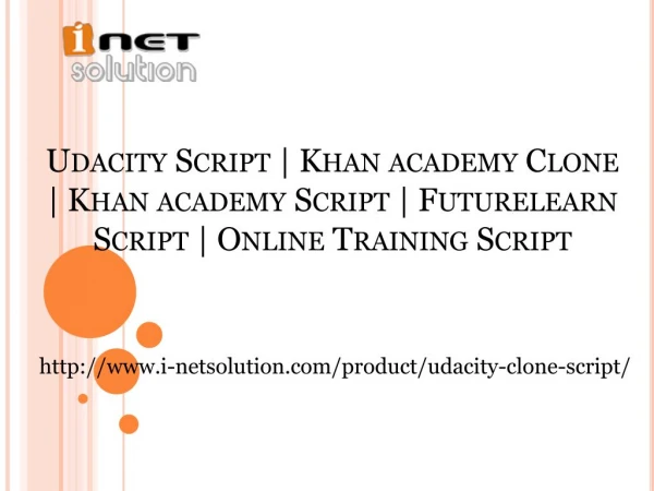 Udacity Script | Khan academy Clone | Khan academy Script