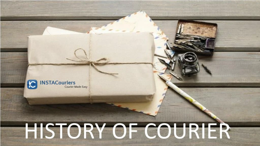 history of courier
