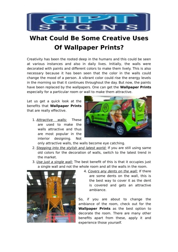 What Could Be Some Creative Uses Of Wallpaper Prints