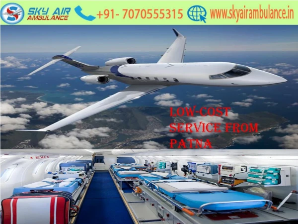 Get Affordable Air Ambulance Service in Patna with Sky with Doctor