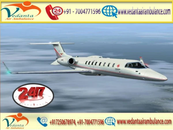 Vedanta Air Ambulance from Varanasi to Delhi at a very Effective Cost