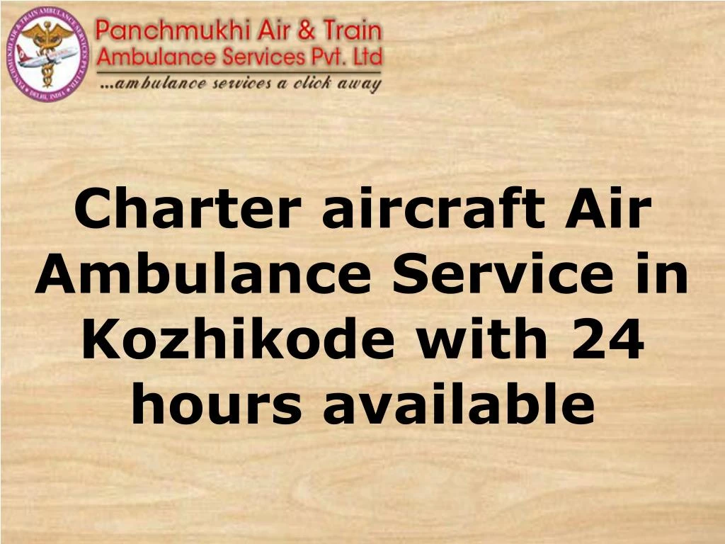 charter aircraft air ambulance service