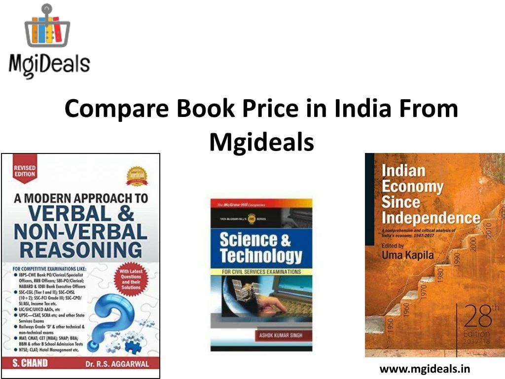 compare book price in india from mgideals