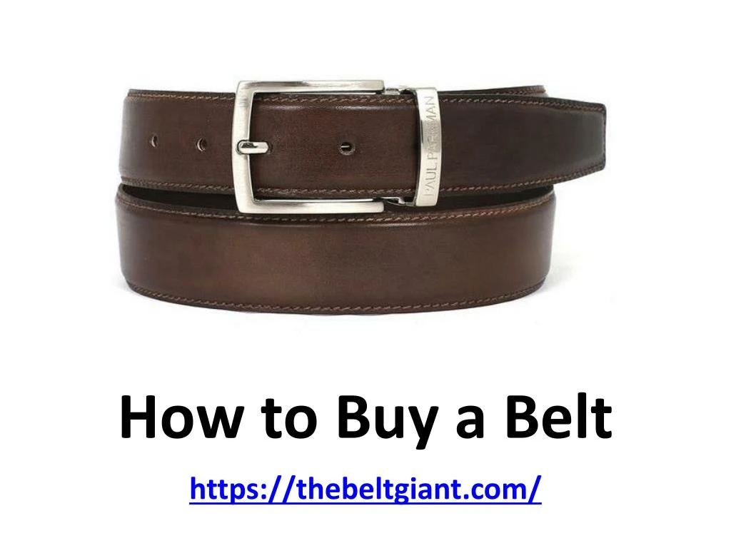 how to buy a belt