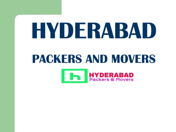 Find the Best Packers and Movers in Hyderabad