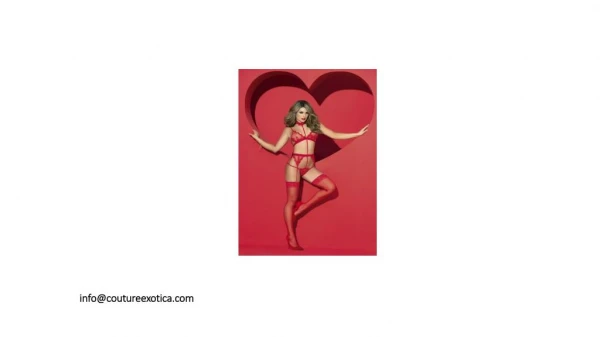 Home of stunning &stylish lingerie –COUTURE EXOTICA.com