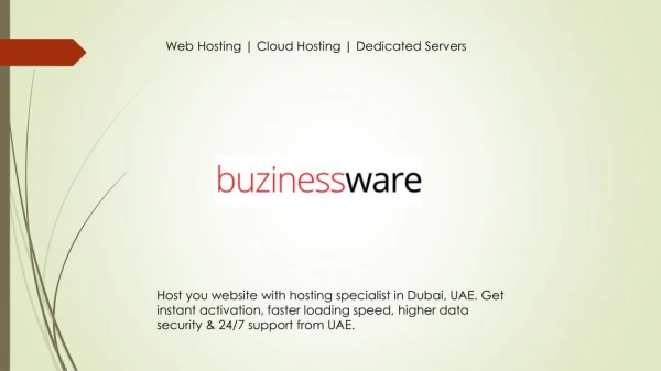 Best Dedicated Servers Provider Dubai | Dedicated Server Hosting UAE