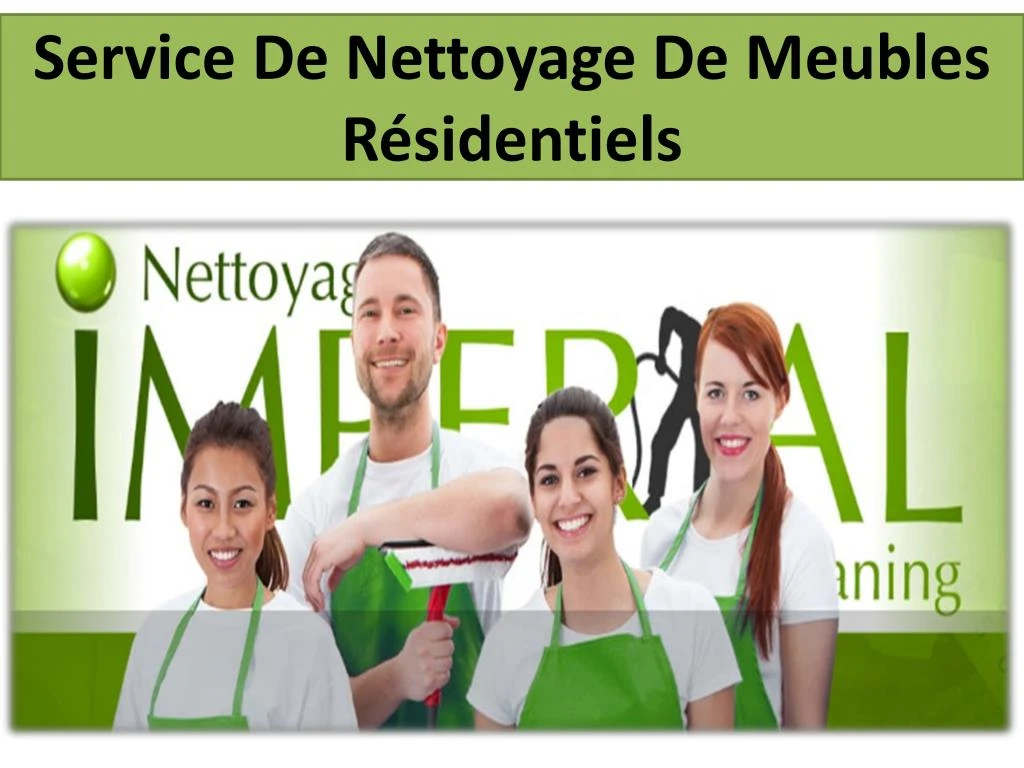 service de nettoyage de meubles r sidentiels