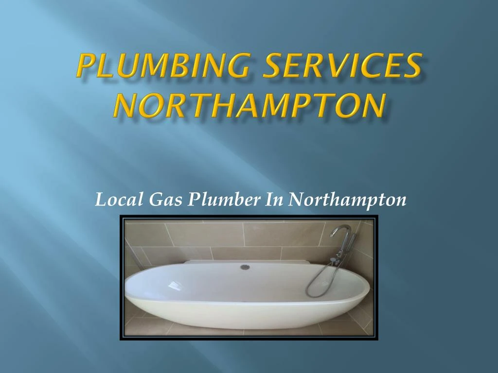 plumbing services northampton