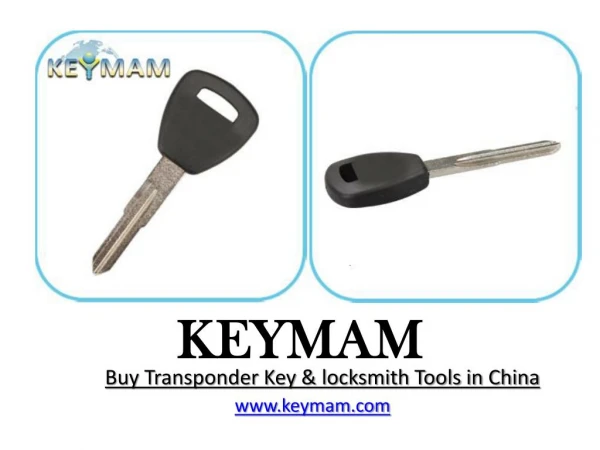 Buy Transponder Key & locksmith Tools in China