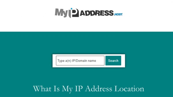 What Is My IP Address Location