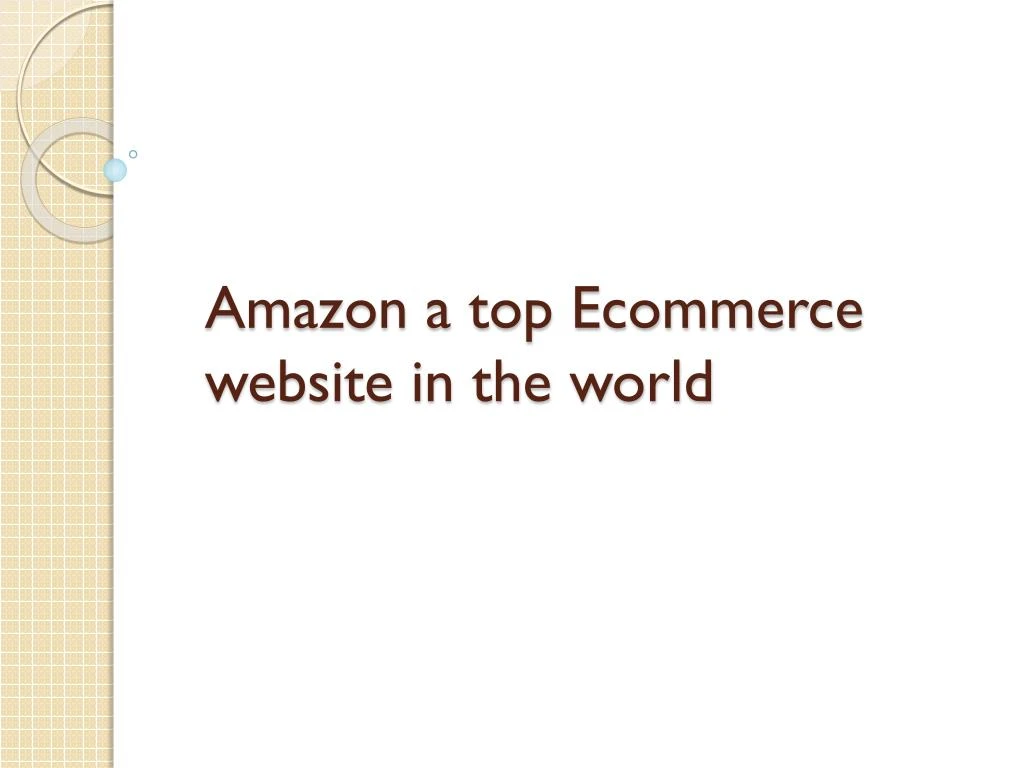 amazon a top ecommerce website in the world