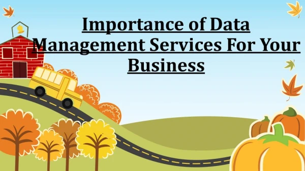 Data management Services Importance