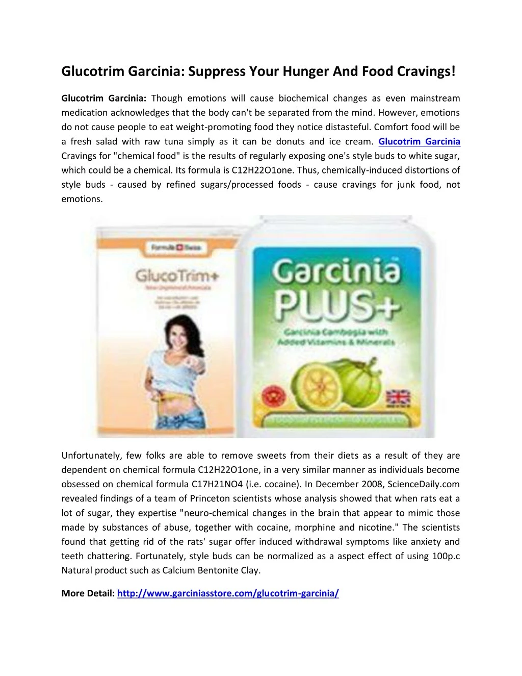 glucotrim garcinia suppress your hunger and food