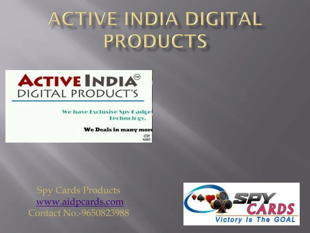 active india digital products