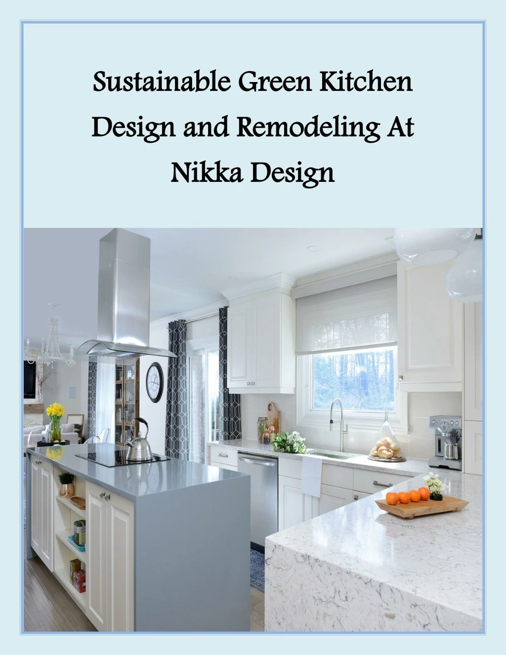 sustainable green kitchen design and remodeling